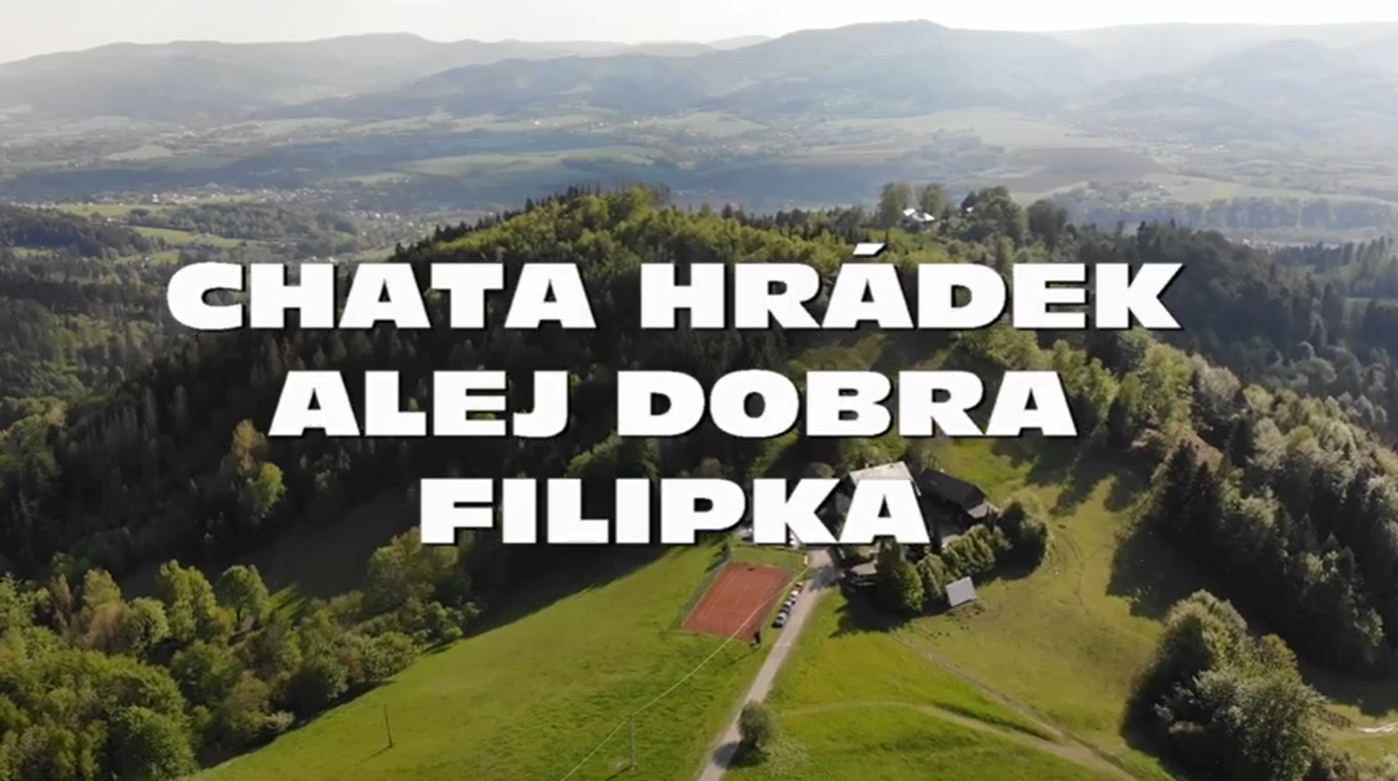 Hrádek z ptačí perspektivy