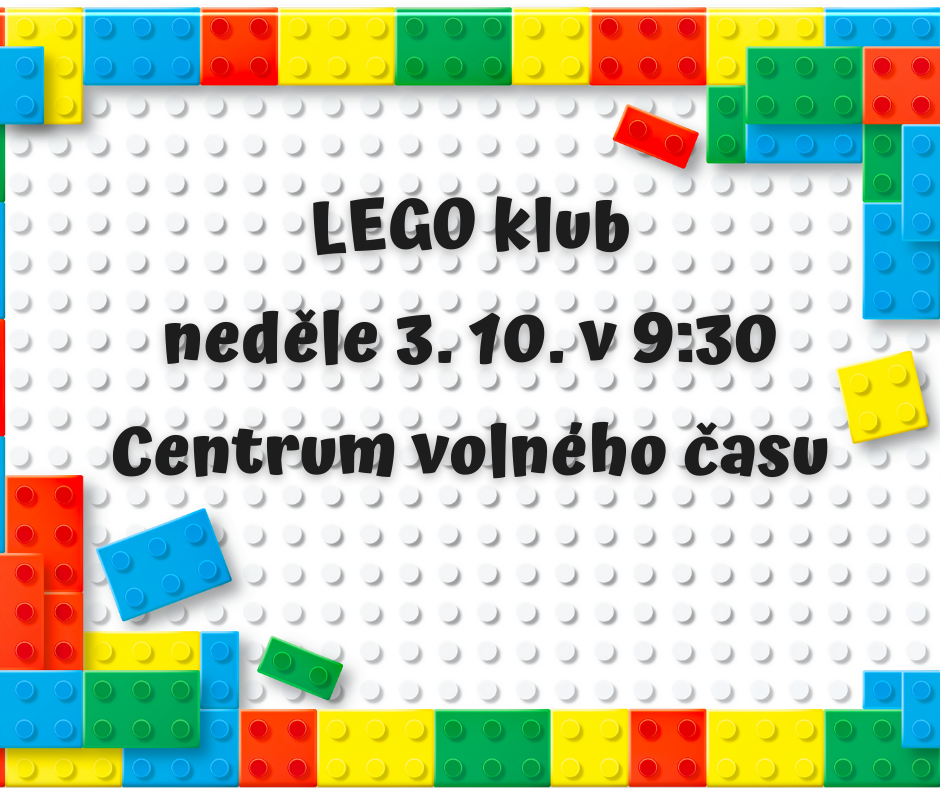 CVČ: LEGO klub již tuto neděli