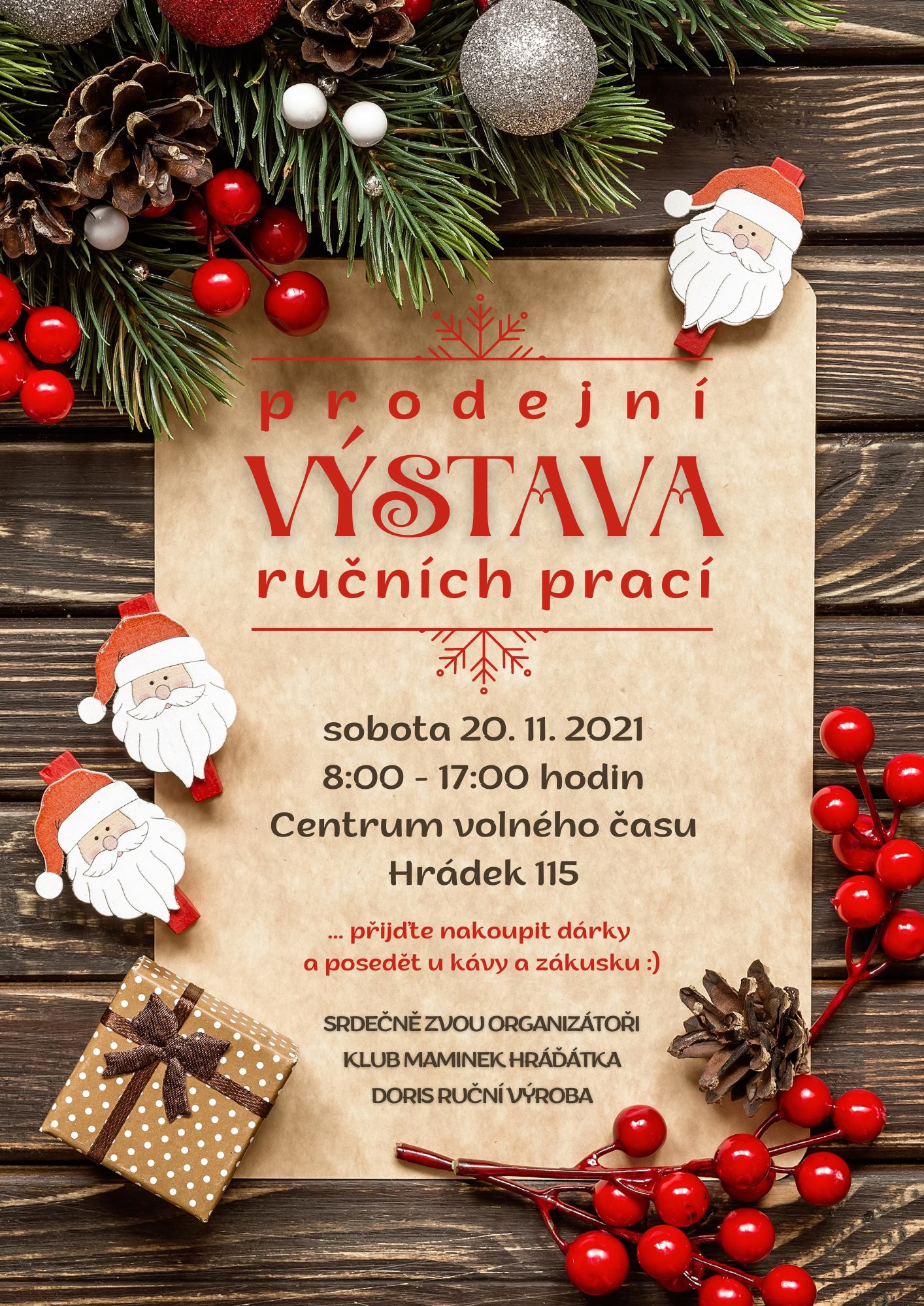 CVČ: Prodejní výstava ručních prací