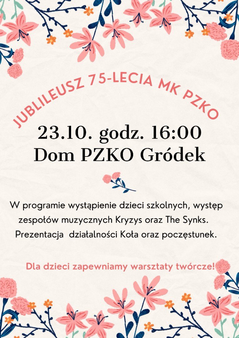Jubileusz 75-lecia MK PZKO w Gródku