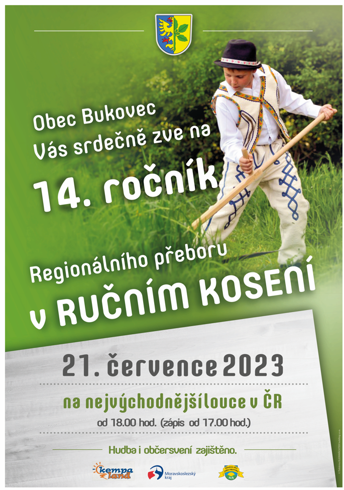 Obec Bukovec - 14. ročník Přeboru v ručním kosení  