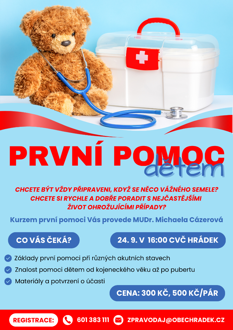 CVČ: Kurz první pomoci dětem