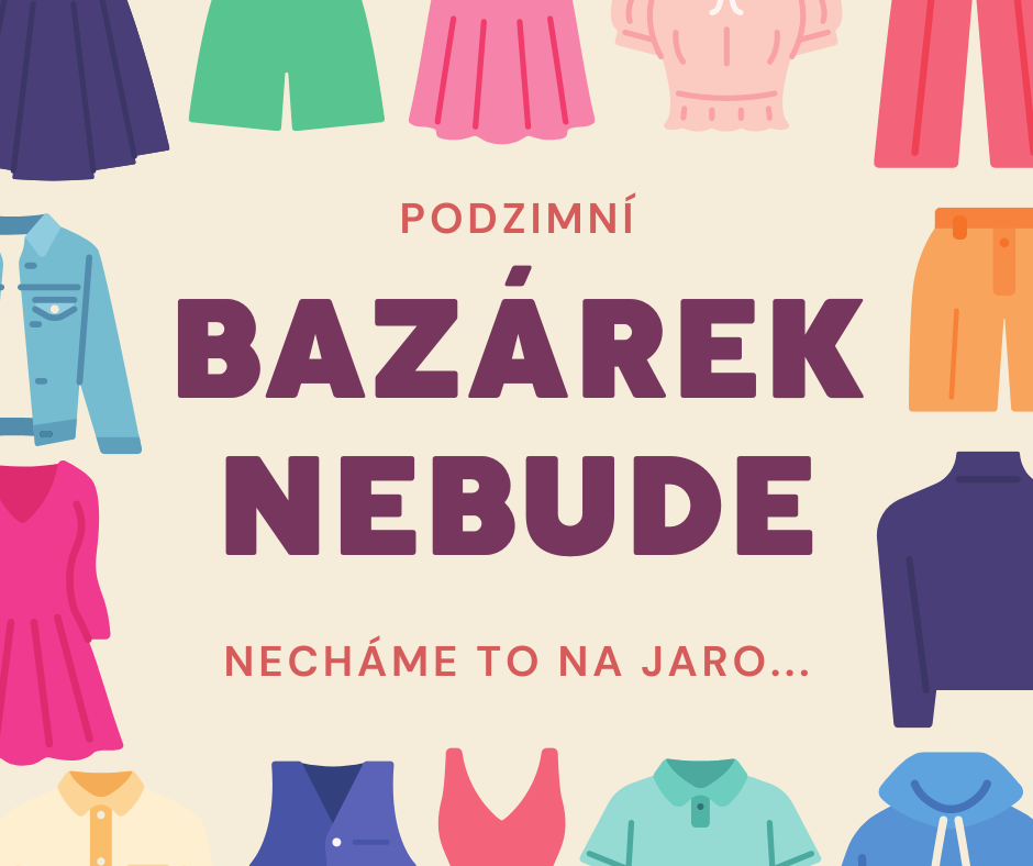 CVČ: Podzimní bazárek letos nebude