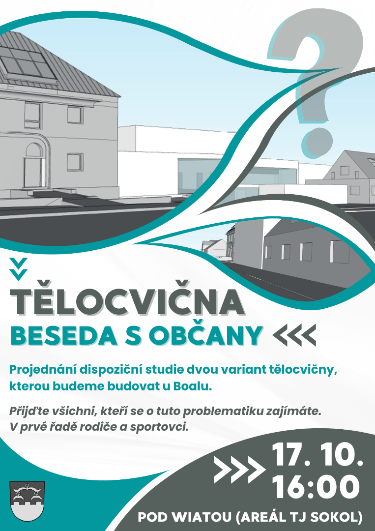 Beseda s občany na téma "tělocvična"