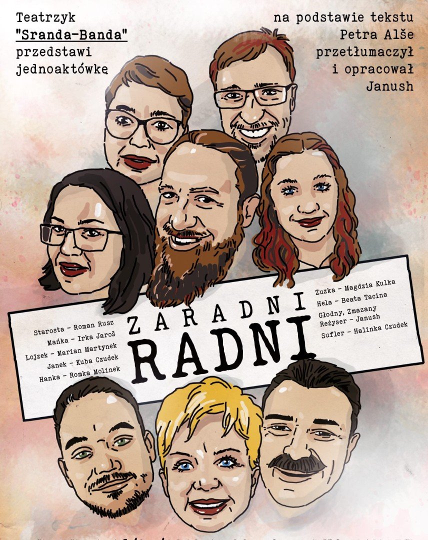 Przedstawienie Zaradani radni