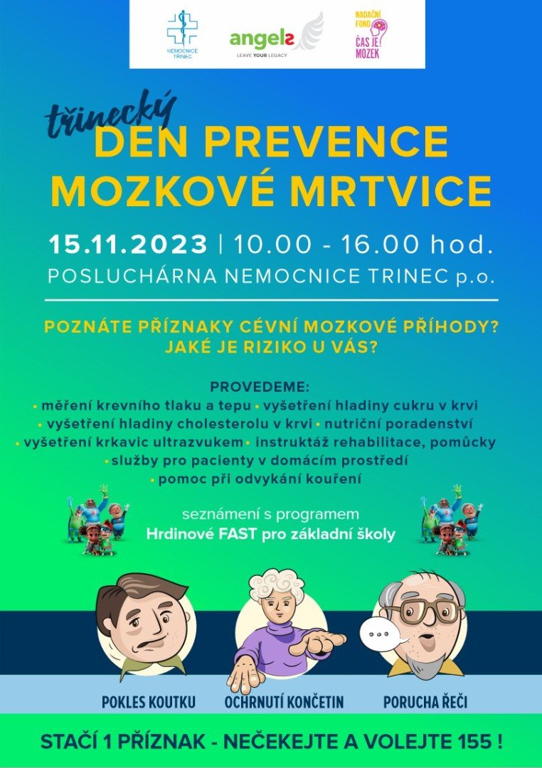 Den prevence mozkové mrtvice v nemocnici Třinec