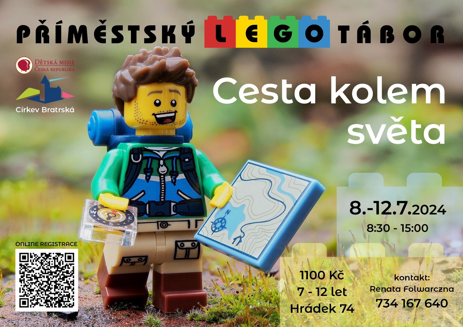 Církev Bratrská zve děti na příměstský Lego tábor