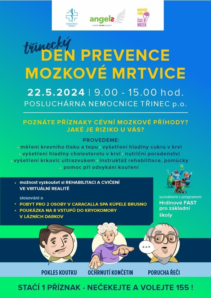 Den prevence mozkové mrtvice v nemocnici Třinec