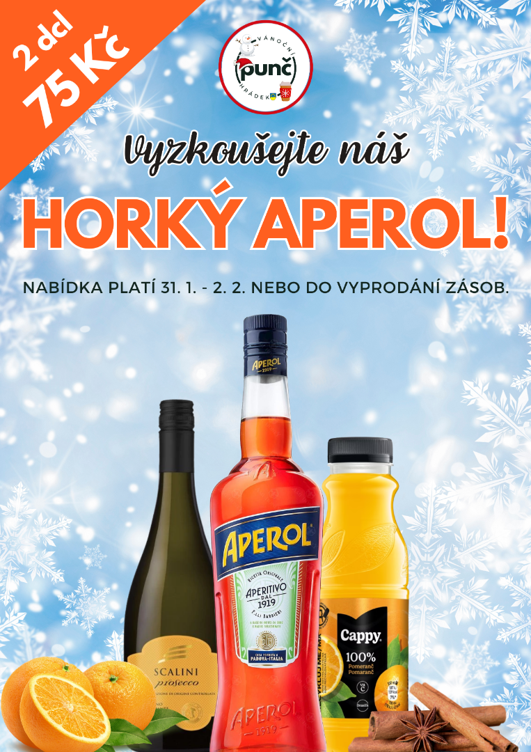 Víkendová novinka - horký Aperol!